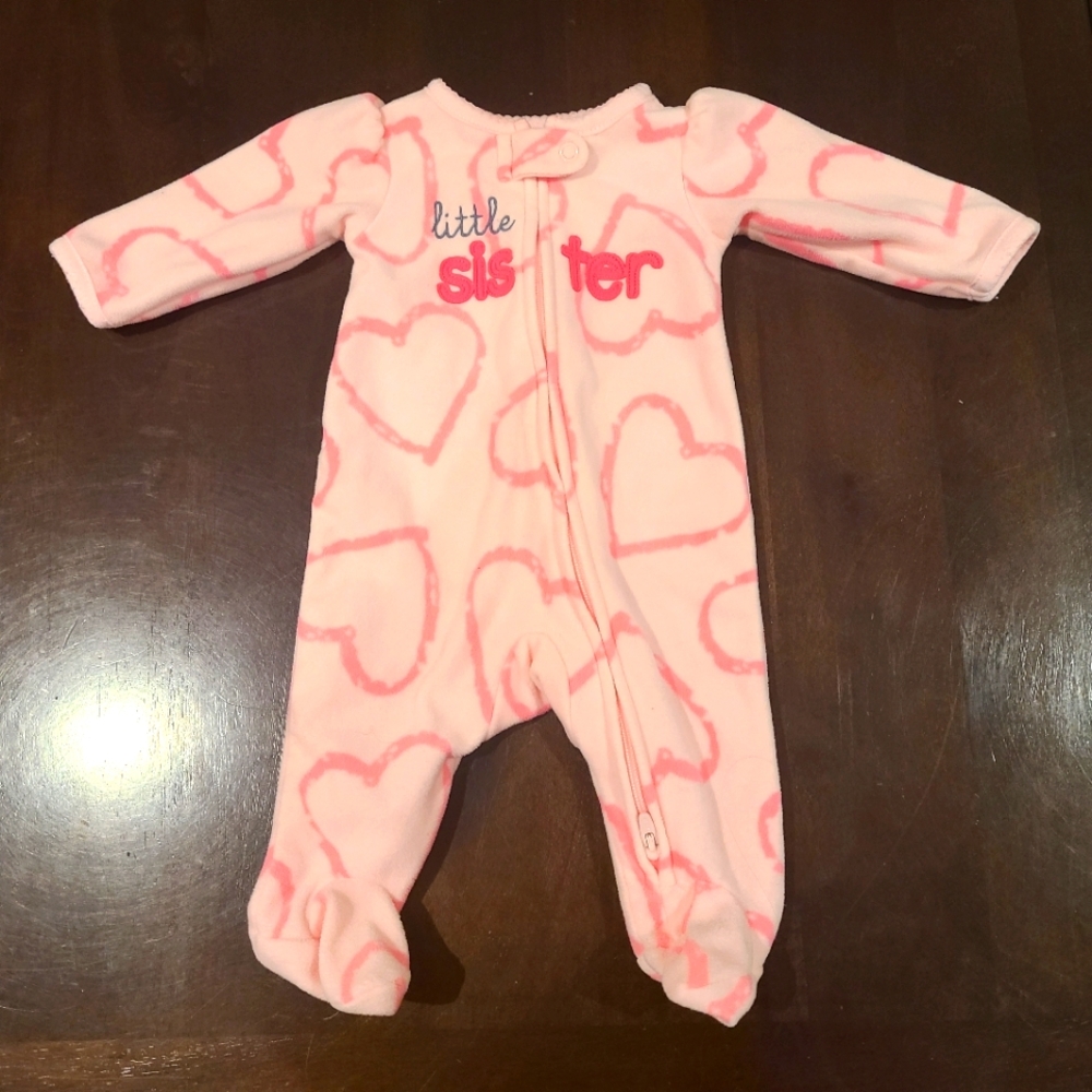🌟5/$25 Carter's Little Sister Newborn Footie/Sleeper